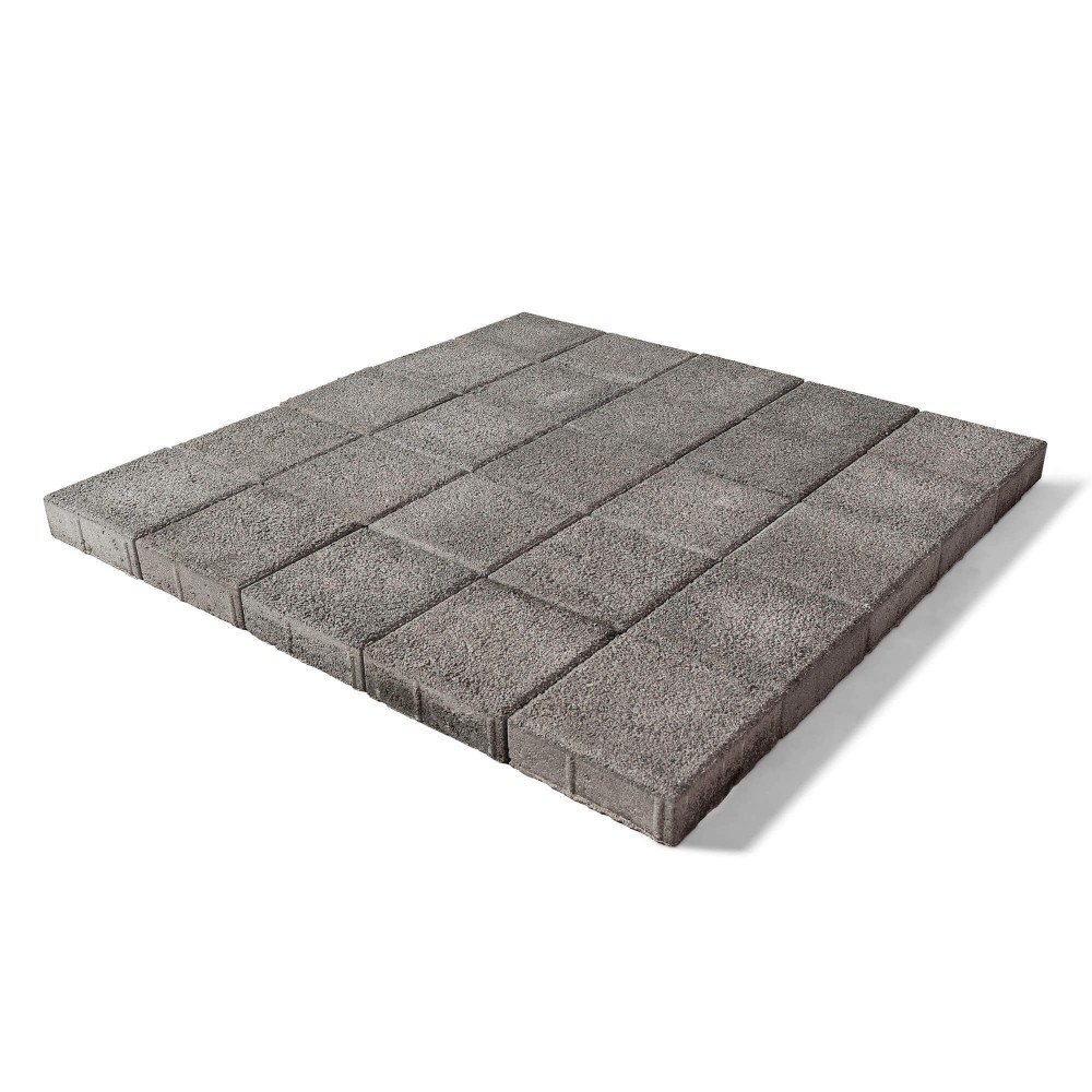 Тротуарная плитка Лувр, Гранит Серый 200*200 H=60 мм